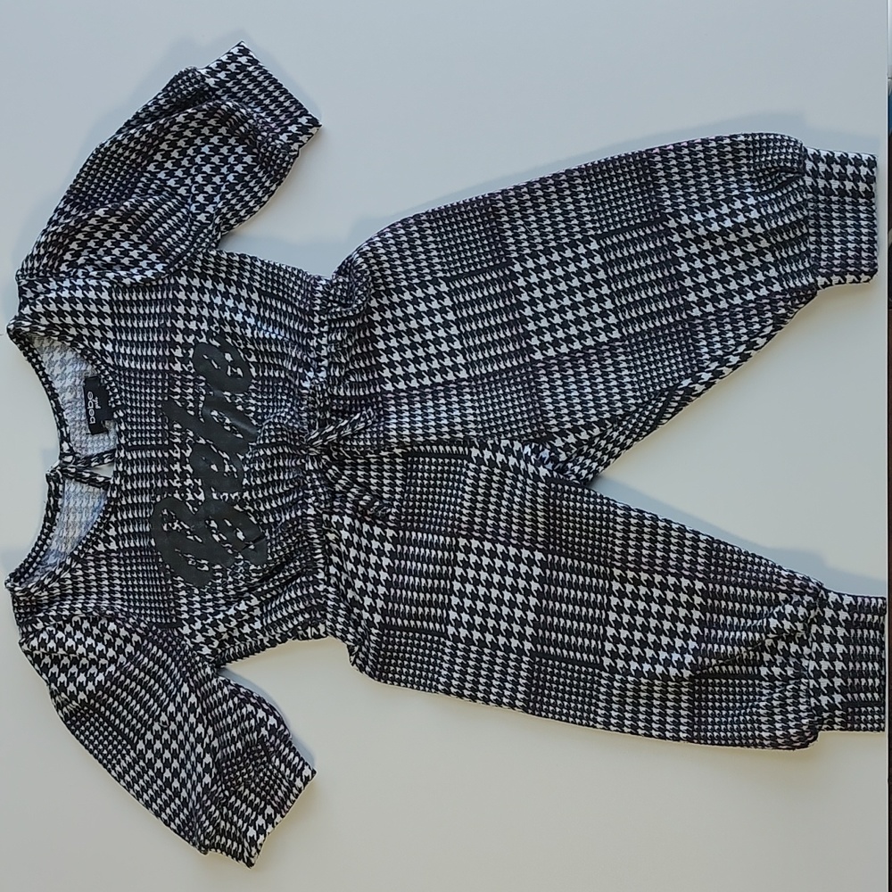 Puff-Sleeve Jumpsuit